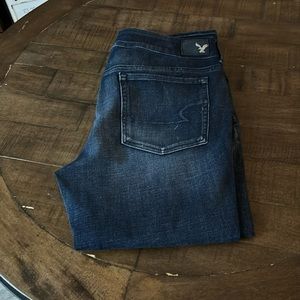 American eagle artist crop jeans